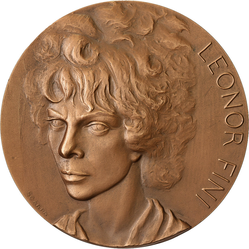 France, Medal, Leonor Fini, 1967, Bronze, Scarpa, MS(63)