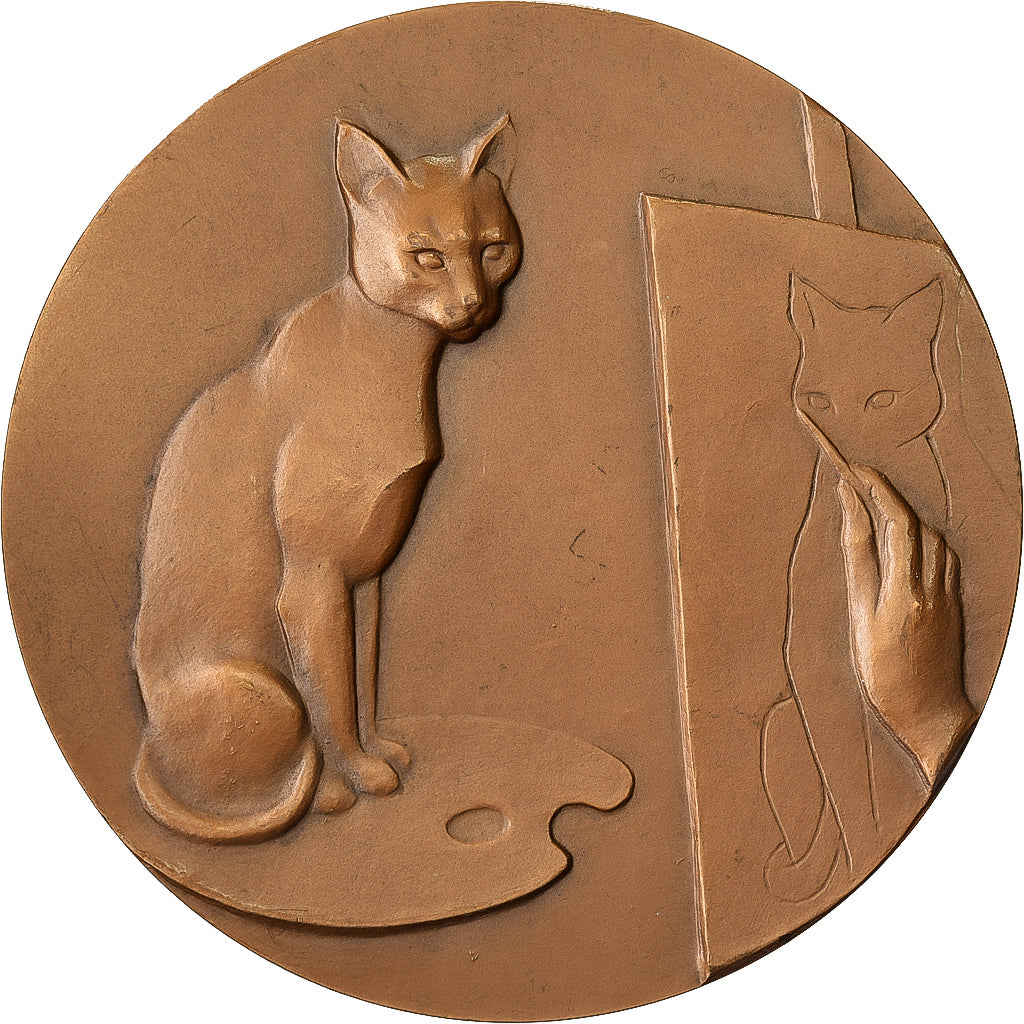 France, Medal, Leonor Fini, 1967, Bronze, Scarpa, MS(63)