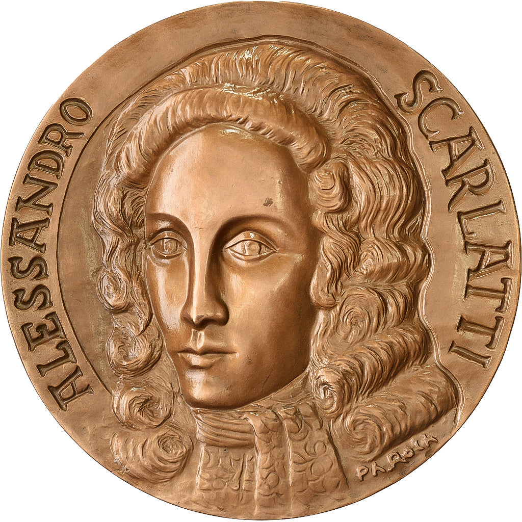 Francia, medaglia, Alessandro Scarlatti, 1966, Bronzo, Roch, SPL