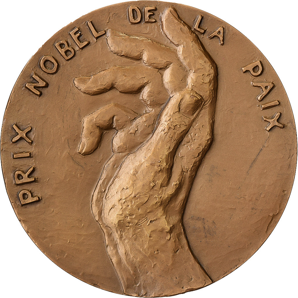 Francia, medaglia, Martin Luther King, Prix nobel de la Paix, 1966, Bronzo