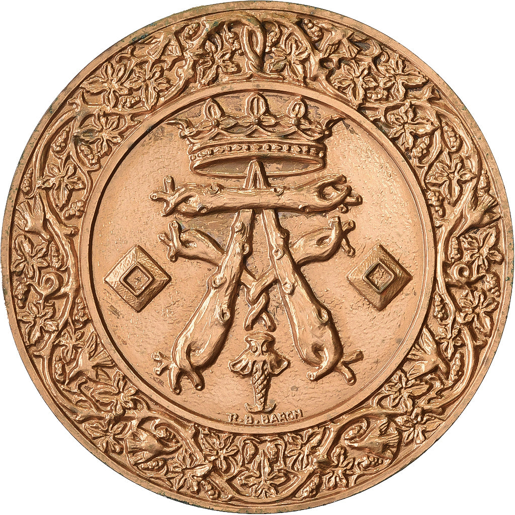 Francia, medaglia, Ville de Josselin, Bretagne, Bronzo, Baron, SPL-