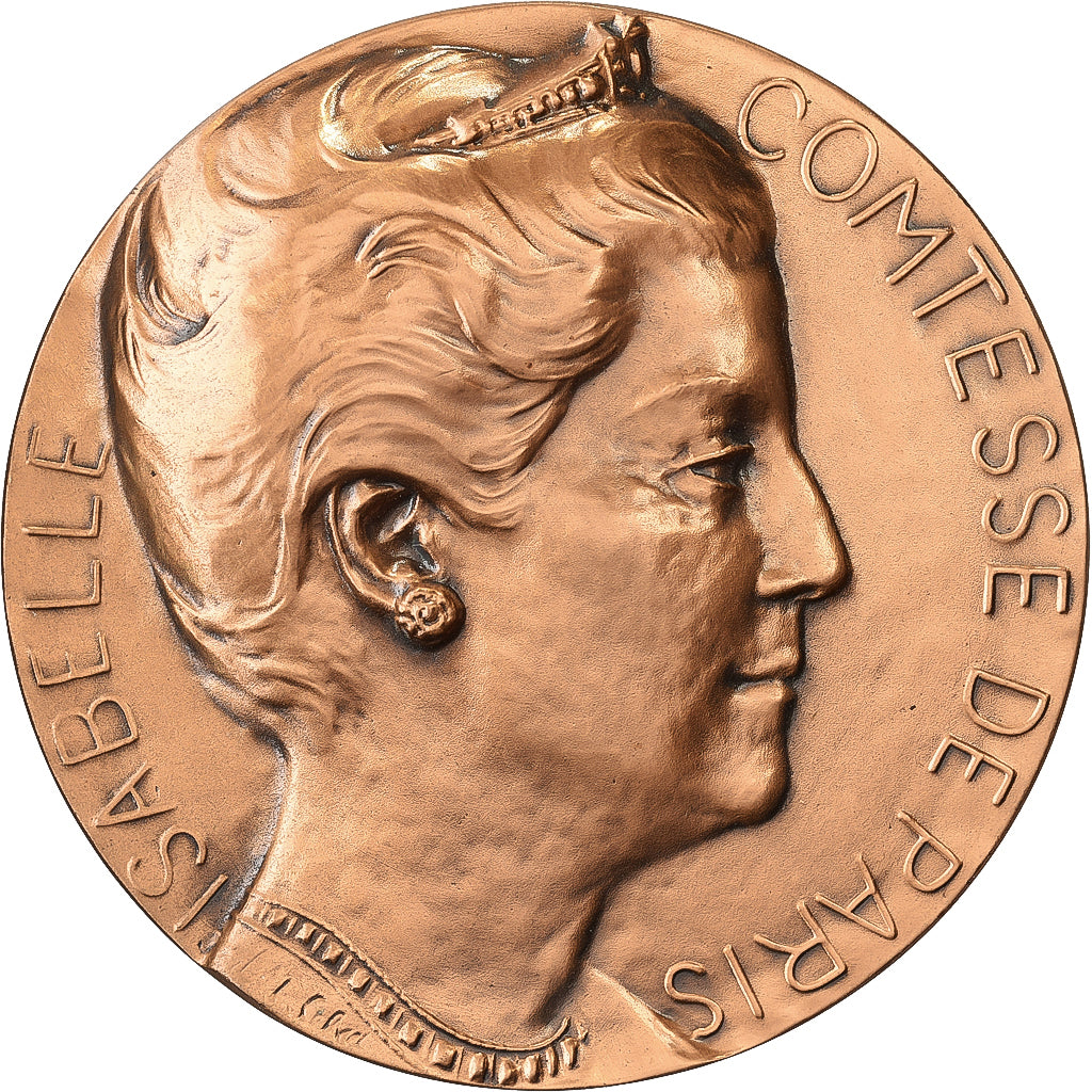 Francia, medaglia, Isabelle, Comtesse de Paris, Bronzo, De Selva, SPL