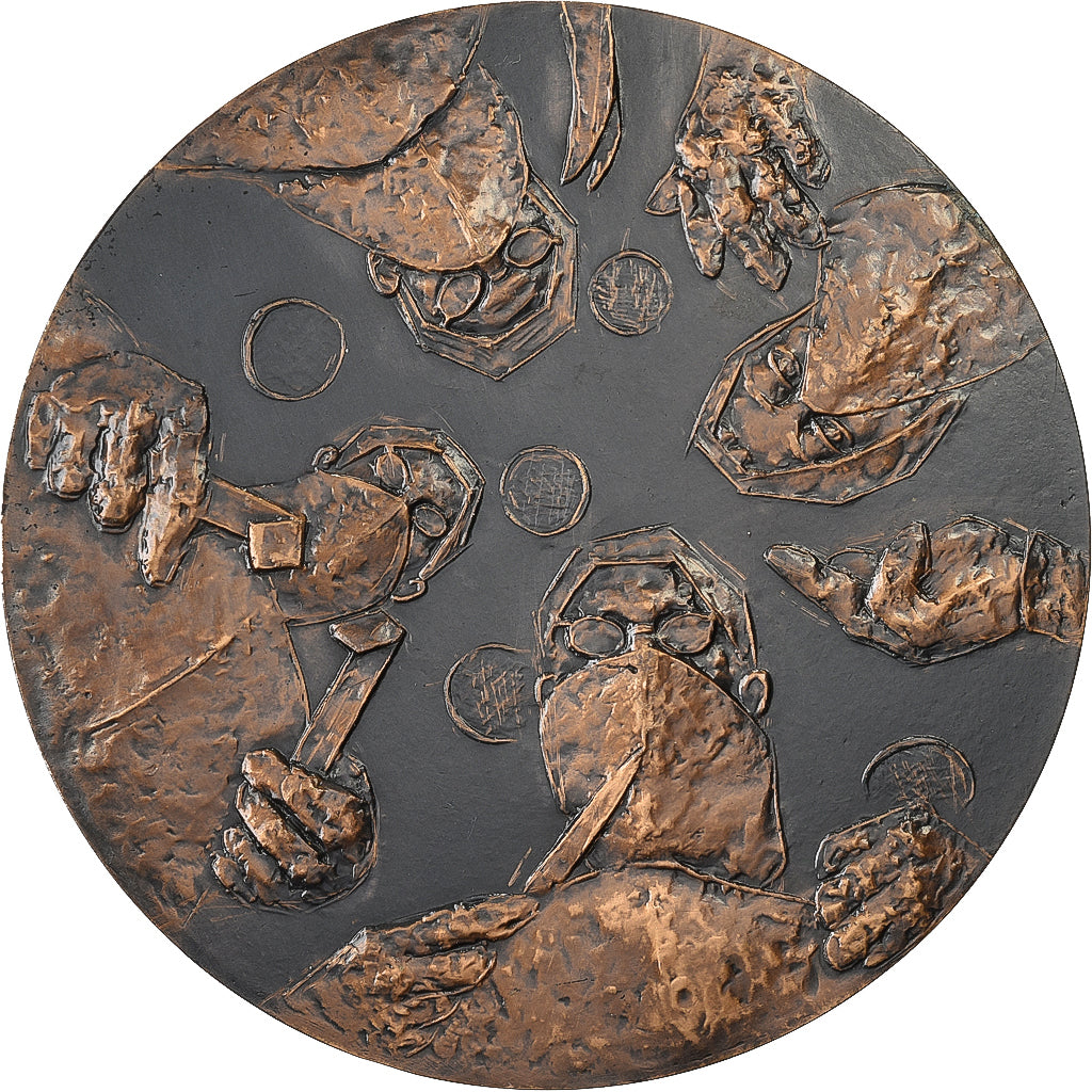 Francia, medaglia, Médecine, Ambroise Paré, 1966, Bronzo, Chauvenet, SPL