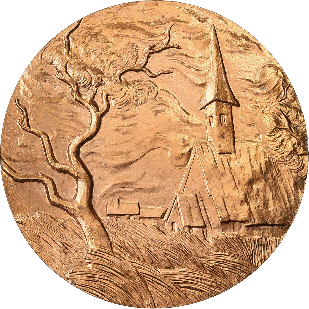 Francia, medaglia, Peinture, Maurice de Vlaminck, Bronzo, Torcheux, SPL