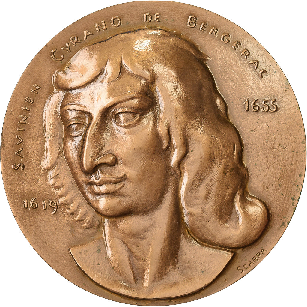Francia, medaglia, Cyrano de Bergerac, Bronzo, Scarpa, BB+
