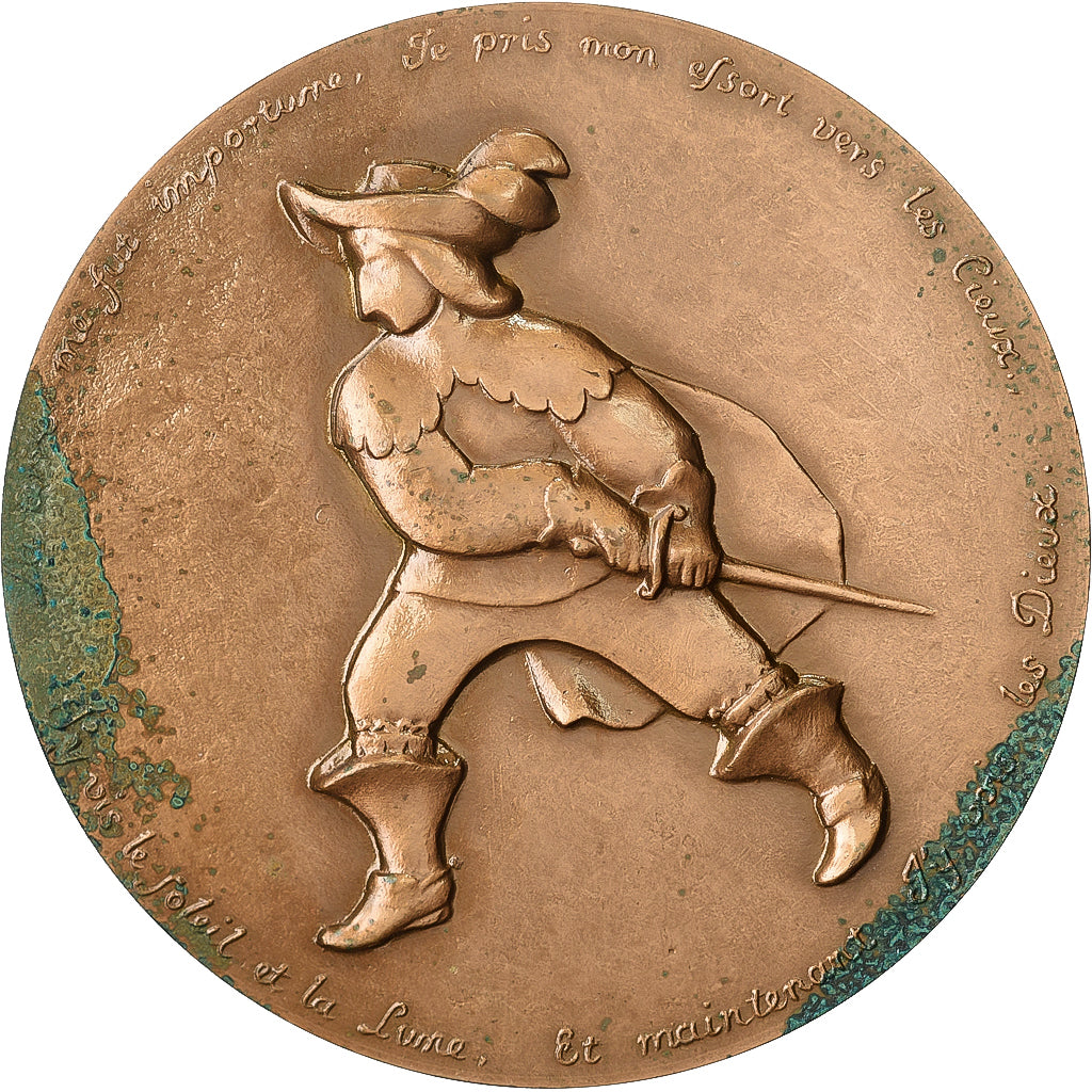 Francia, medaglia, Cyrano de Bergerac, Bronzo, Scarpa, BB+