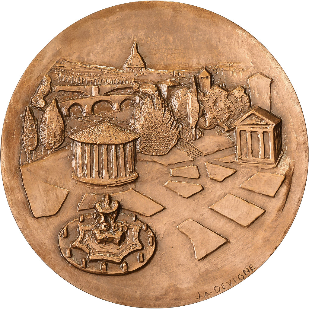 Francia, medaglia, Bronzo, Devigne, Rome, SPL