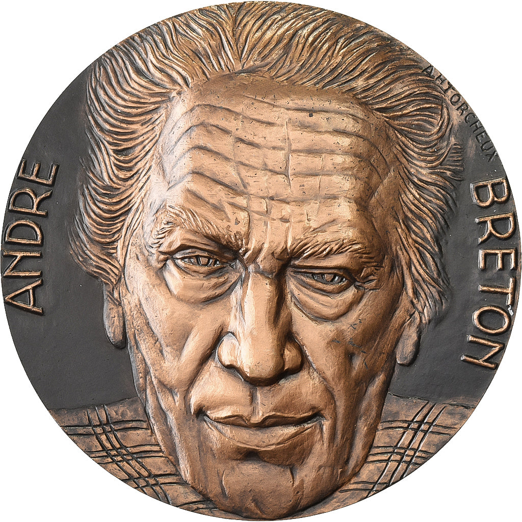 Francia, medaglia, André Breton, Bronzo, Torcheux, SPL