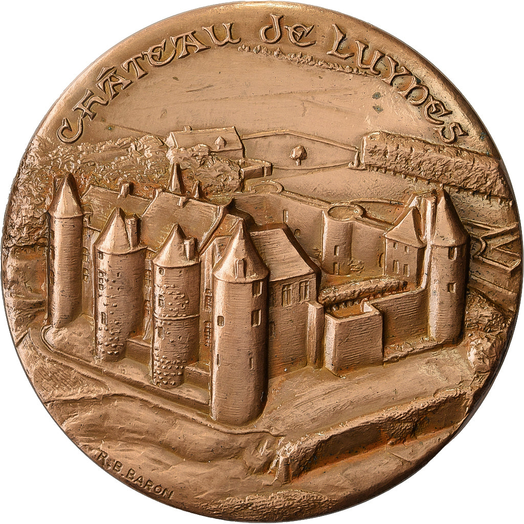 Francia, medaglia, Château de Luynes, 1966, Bronzo, Baron, SPL