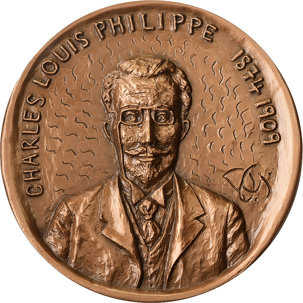 Francia, medaglia, Charles Louis Philippe, 1981, Bronzo, SPL