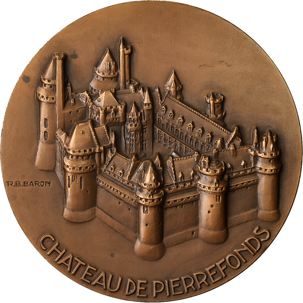 Francia, medaglia, Chateau de Pierrefonds, Bronzo, Baron, SPL