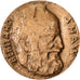 France, Medal, Bernard Shaw, 1966, Bronze, Longuet, MS(65-70)
