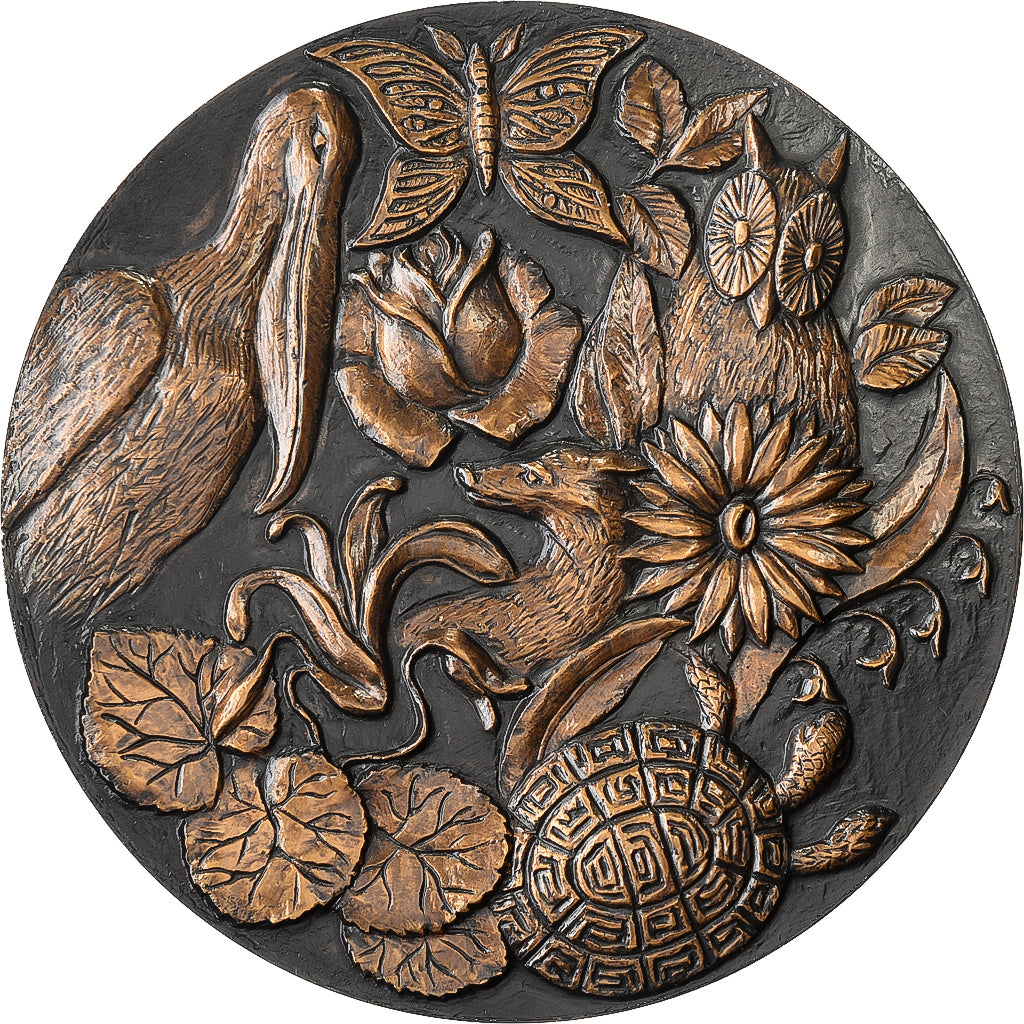 France, Medal, Robert Desnos, 1967, Bronze, Torcheux, MS(63)