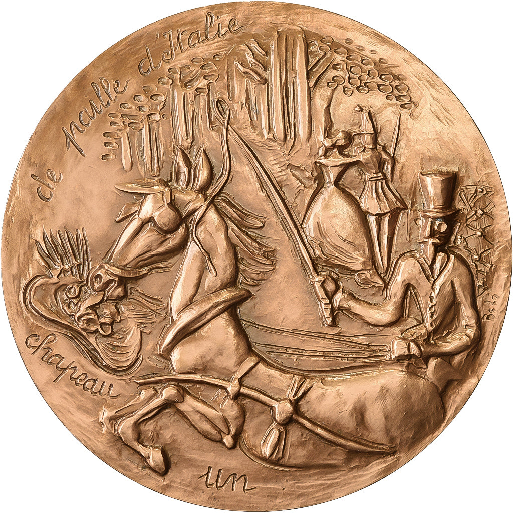 Francia, medaglia, Eugène Labiche, Bronzo, Belo, SPL