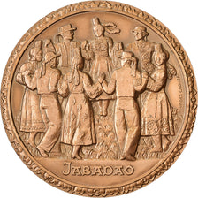 France, Medal, Jabadao, Bretagne, Bronze, Crouzat, MS(63)