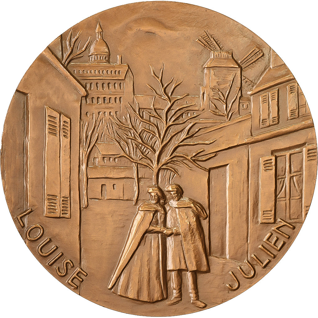 França, medalha, Gustave Charpentier, MDP, Bronze, Torcheux, MS(63)