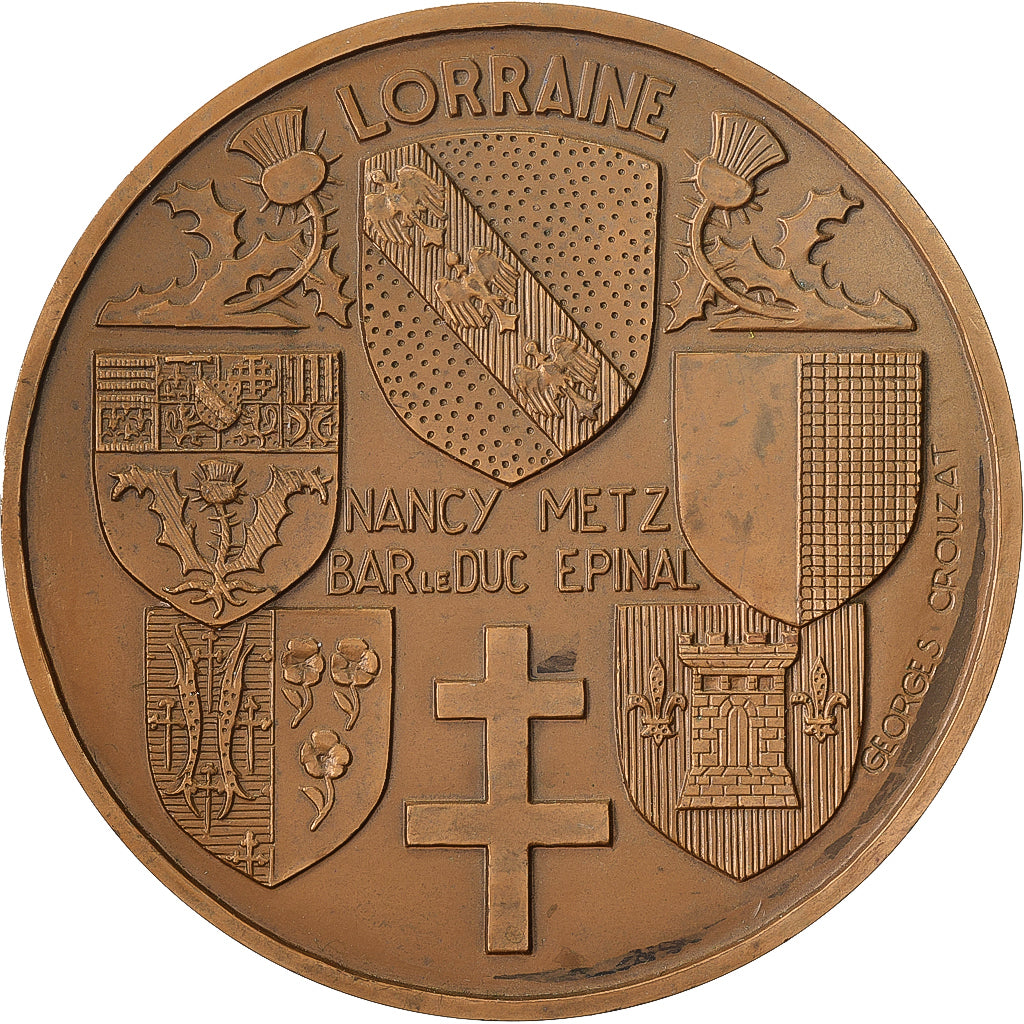 Francia, medaglia, La Soyotte Lorraine, MDP, Bronzo, Crouzat, SPL