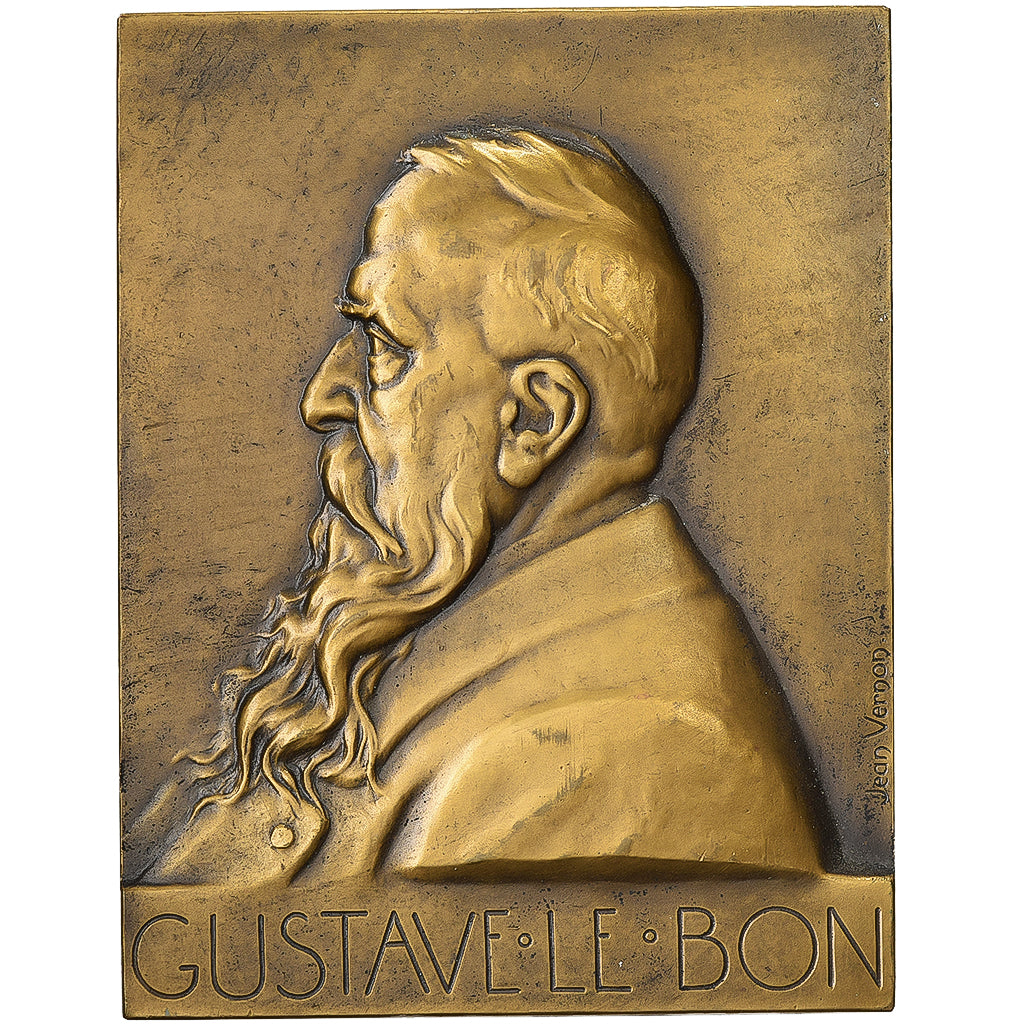 Francia, medaglia, Gustave Le Bon, MDP, Bronzo, Vernon, SPL