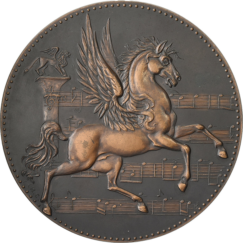 France, Medal, Vivaldi, Monnaie de Paris, Bronze, Charon, MS(63)