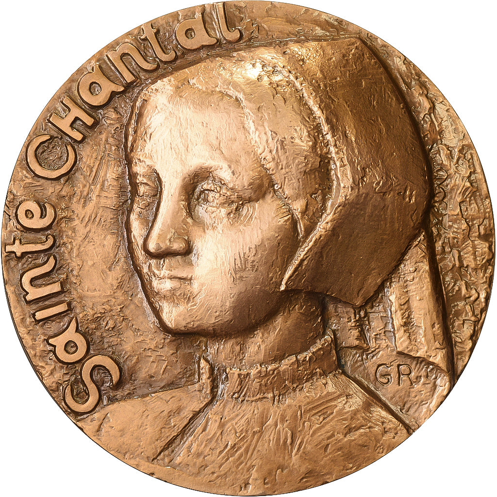 Francia, medaglia, Sainte Chantal, 1966, Bronzo, Lagriffoul, SPL