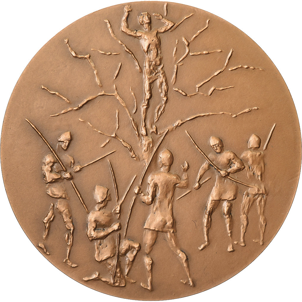 Francia, medaglia, Littérature, Gabriele d'Annunzio, Ecrivain, Bronzo