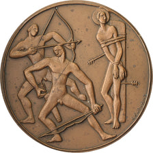 France, Medal, Le Martyre de Saint Sébastien, n.d., Bronze, Flourat, MS(63)
