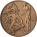 France, Medal, Le Martyre de Saint Sébastien, n.d., Bronze, Flourat, MS(63)