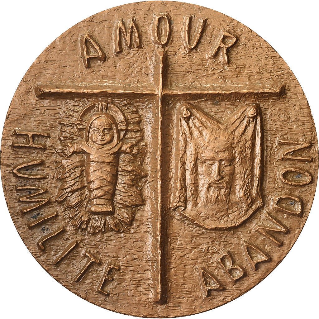 Francia, medaglia, Sainte Thérèse de l'Enfant Jésus, 1967, Bronzo