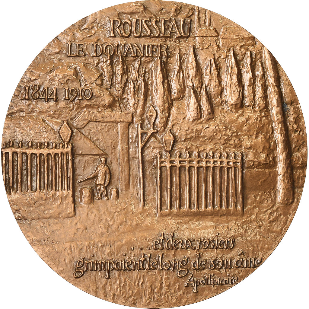 Francia, medaglia, Henri Rousseau, 1967, Bronzo, FAUCHER-DEPLEDT Monique, SPL