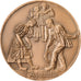 França, medalha, L'Ajoulotte, Franche-Comté, 1967, Bronze, Crouzat, MS(63)