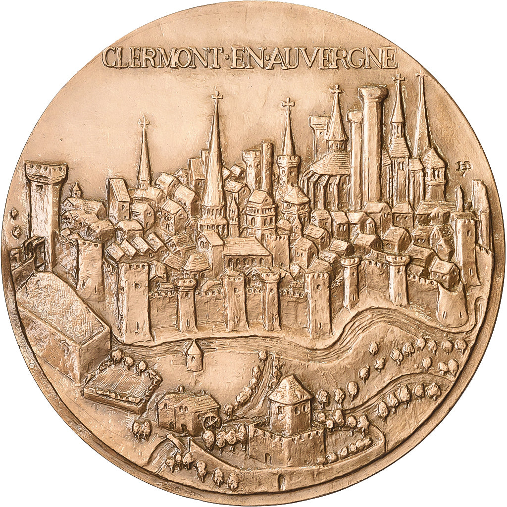 Francia, medaglia, Clermont-en-Auvergne, Jean Domat, 1967, Bronzo, Dropsy, SPL