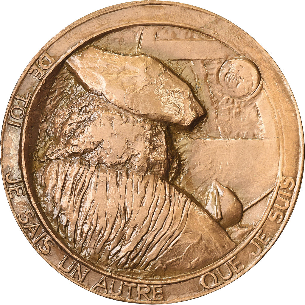 Frankreich, Medaille, Claire Lucidité D'un Miroir, 1968, Bronze, Vermeer, UNZ