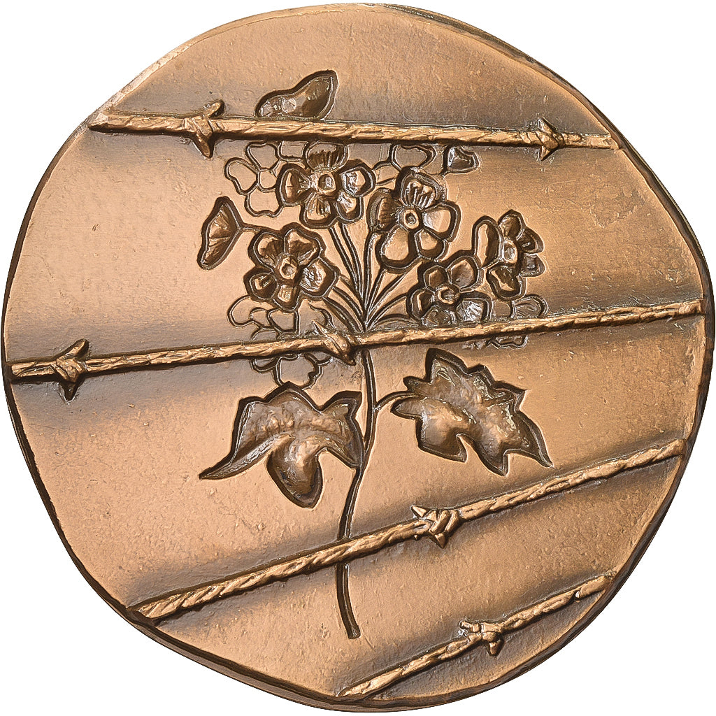France, Medal, Anne Frank, Bronze, Simon, MS(63)
