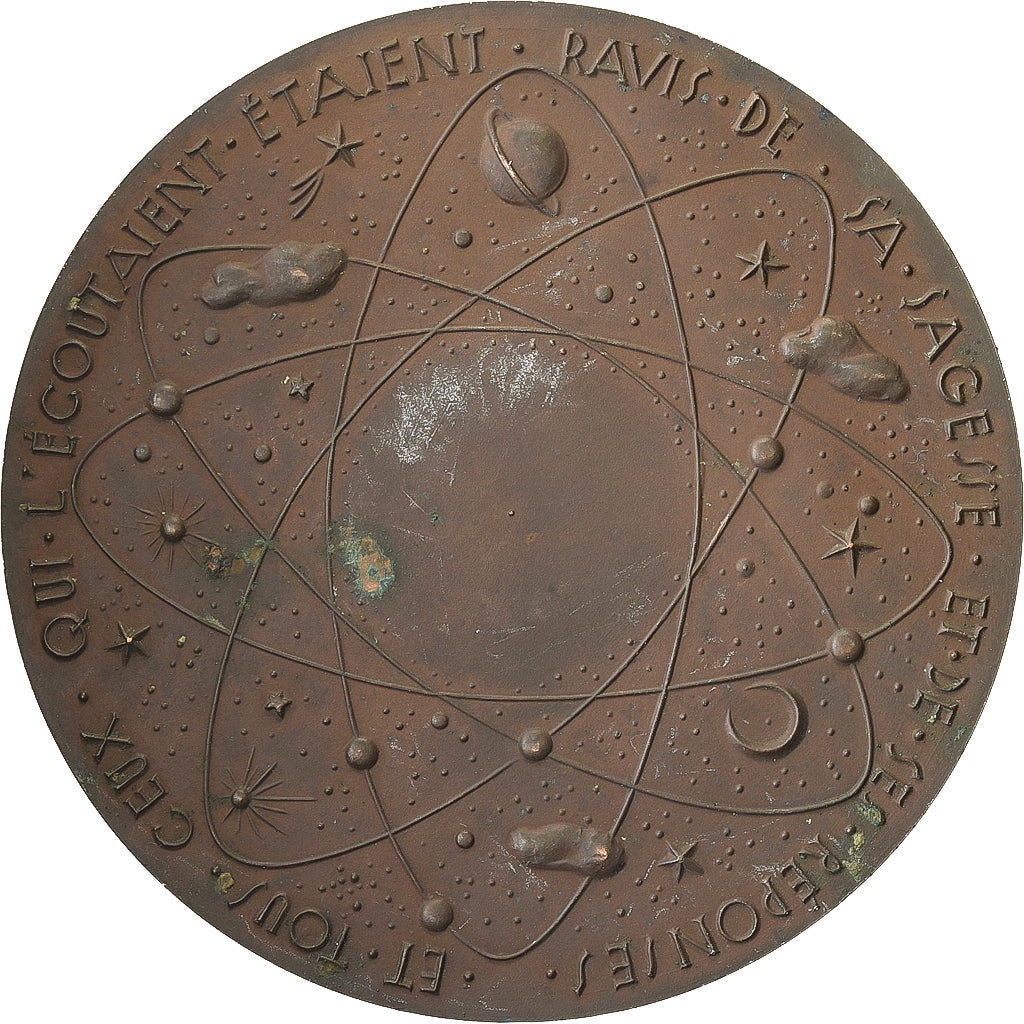 France, Medal, Jésus et les docteurs, Bronze, Joly, EF(40-45)