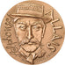 Francia, medaglia, Alphonse Allais, Ecrivain, 1967, Bronzo, Belo, SPL+