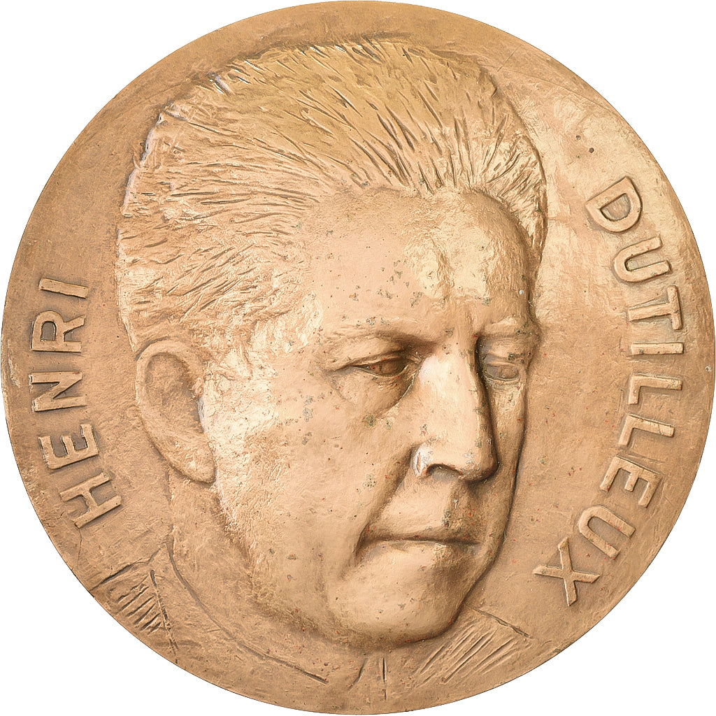 Francia, medaglia, Henri Dutilleux, 1967, Bronzo, Renée Vautier, SPL