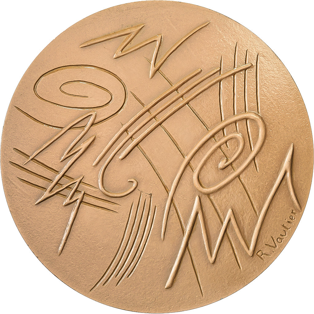 Francia, medaglia, Henri Dutilleux, 1967, Bronzo, Renée Vautier, SPL