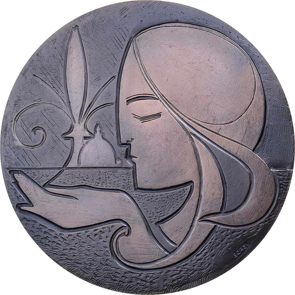 France, Medal, La Toscane, 1967, Bronze, Borsi, MS(63)