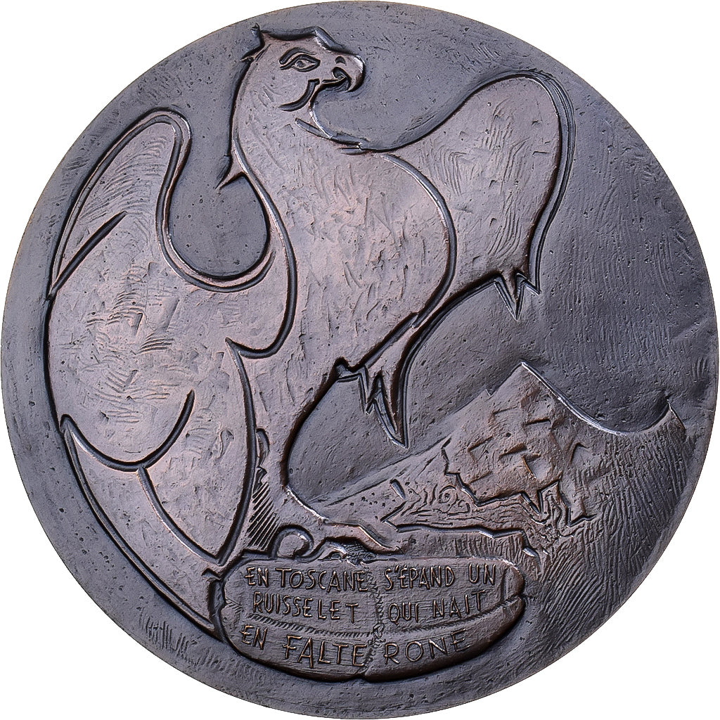 France, Medal, La Toscane, 1967, Bronze, Borsi, MS(63)