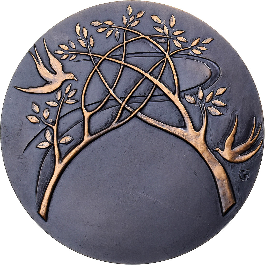 Francia, medaglia, Médaille de Fiançailles, 1967, Bronzo, Thurotte, SPL