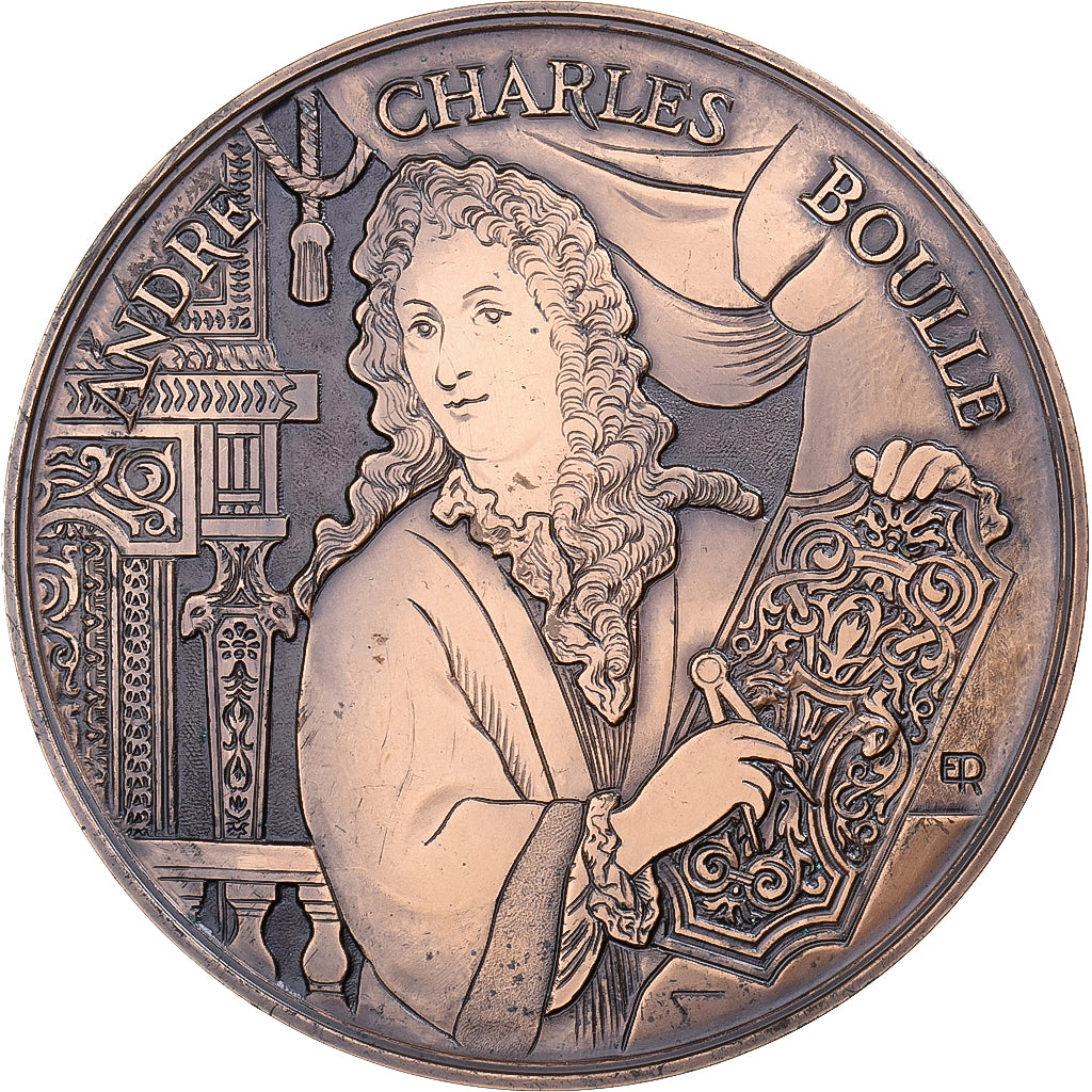 Francia, medaglia, André Charles Boulle, 1971, Bronzo, Rousseau, SPL