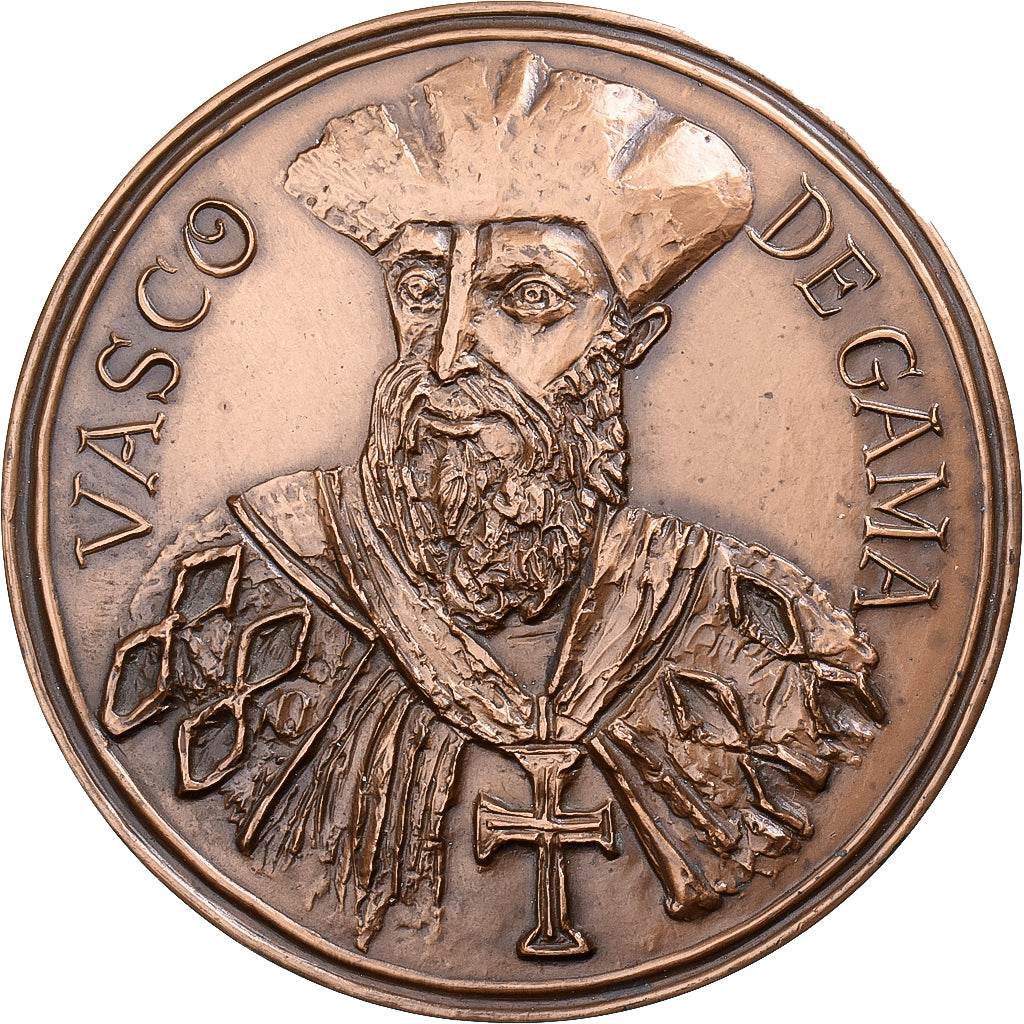 Francia, medaglia, Vasco de Gama, Bronzo, Hélène Guastalla, SPL