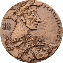 Francia, medaglia, Machiavel, 1967, Bronzo, Quérolle, SPL