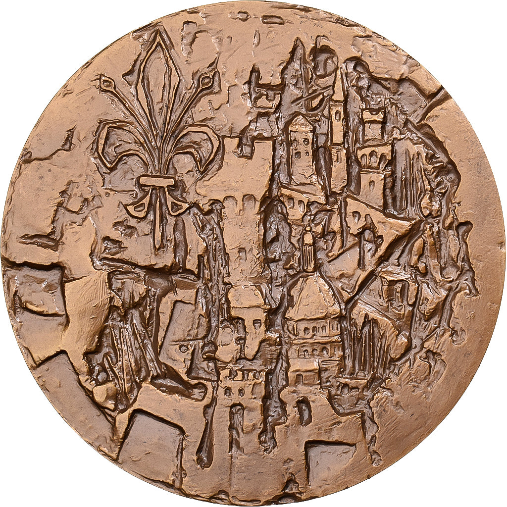 Francia, medaglia, Machiavel, 1967, Bronzo, Quérolle, SPL