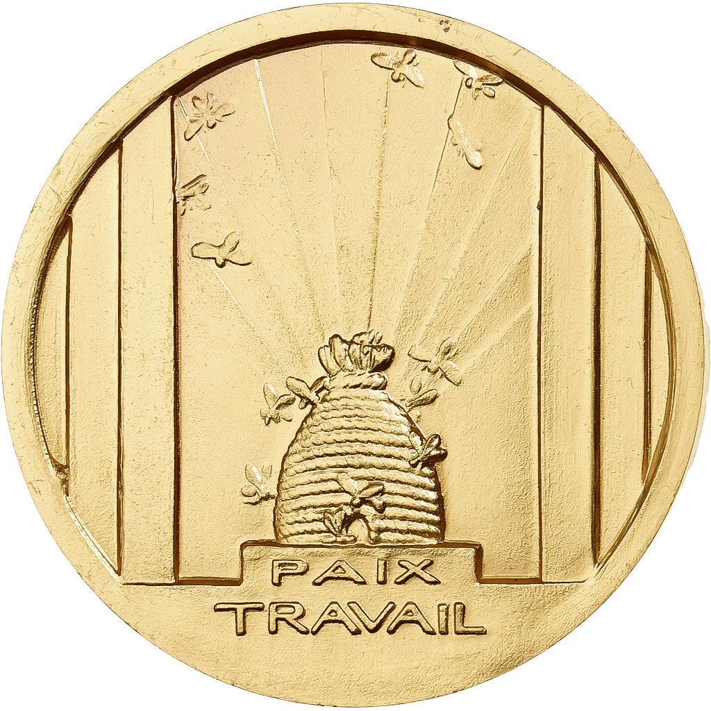 France, Medal, Chambre de métiers de France, 1989, Gilt Bronze, MS63