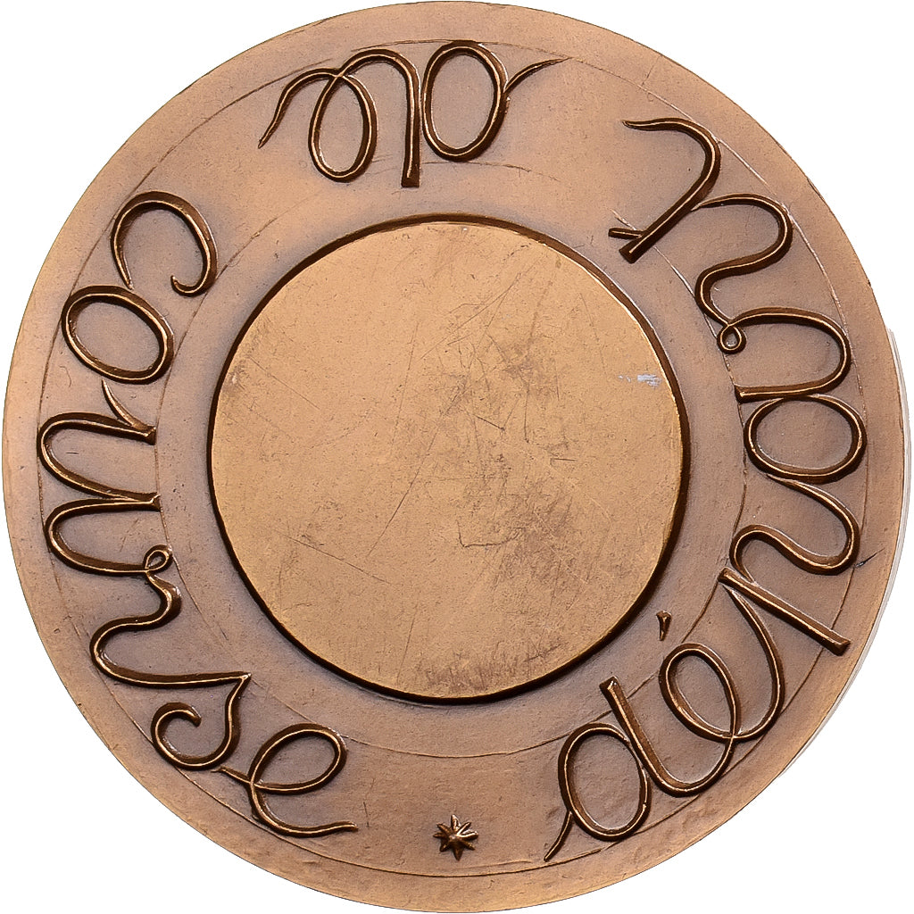 Francia, medaglia, Départ de Course, 1966, Bronzo, Gibert, MS63