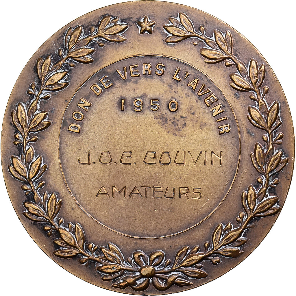 Francia, medaglia, Prix de Tennis de Table, 1950, Bronzo, BB