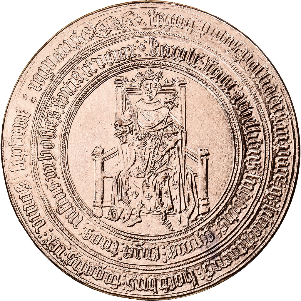 Francia, medaglia, Reproduction, Cavalier d'Or, Chaise d'Or, Bronzo, SPL