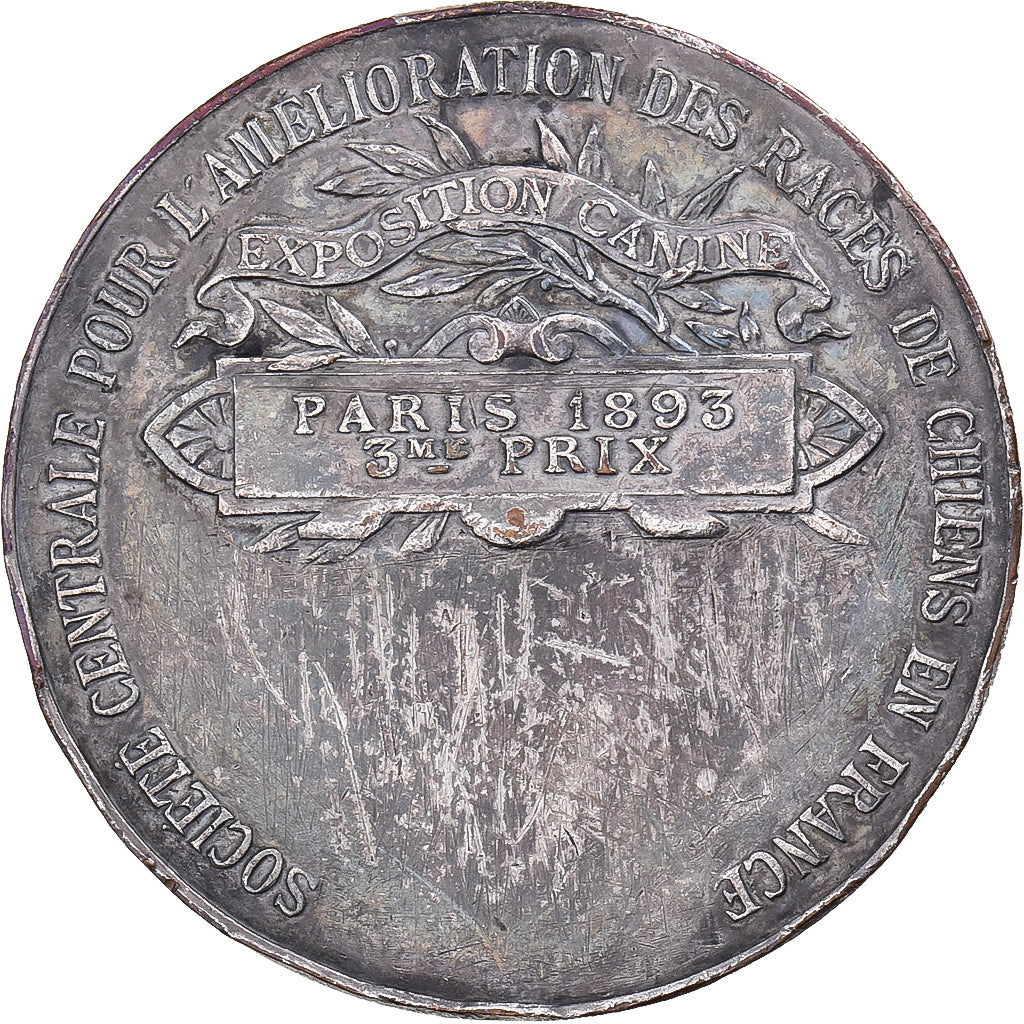 France, Medal, Société Centrale pour l'Amélioration des Races de Chiens