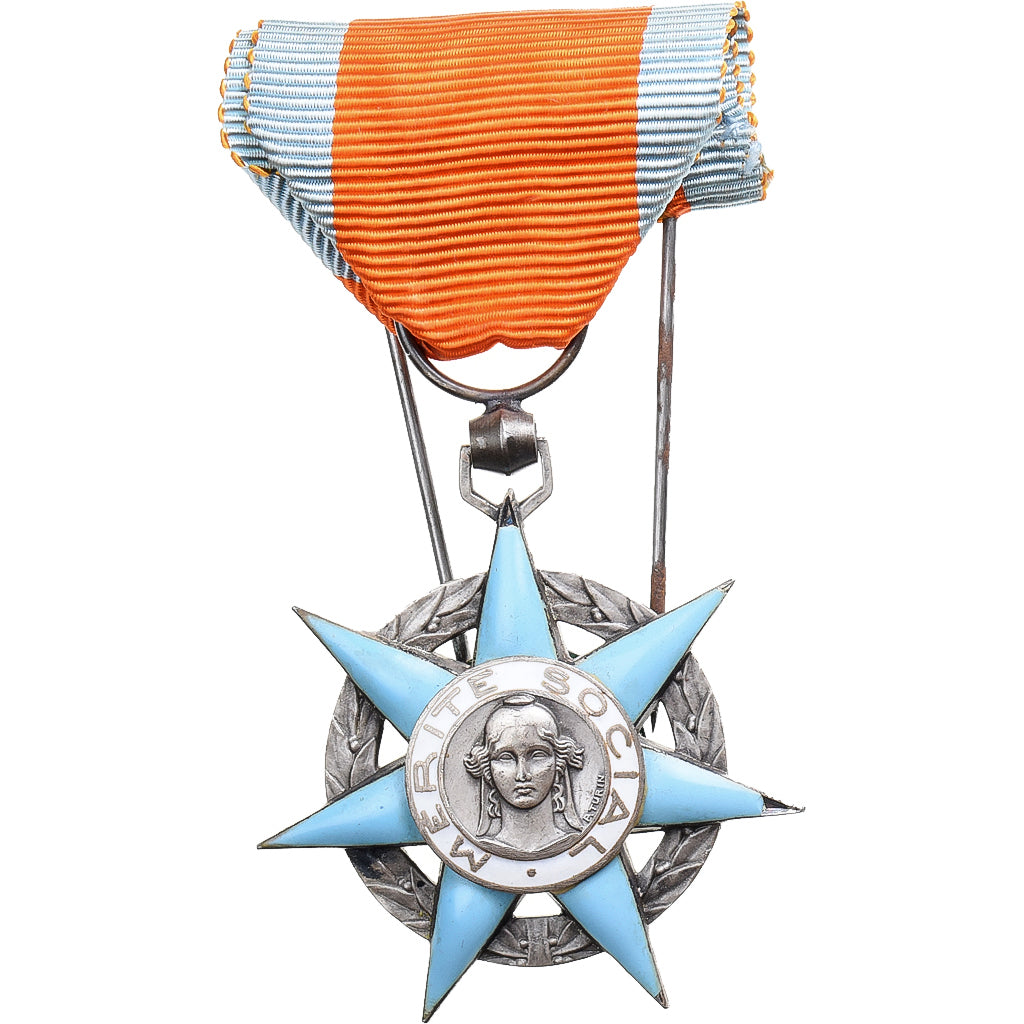França, Ministère du Travail, Mérite social, medalha, Qualidade Muito Boa